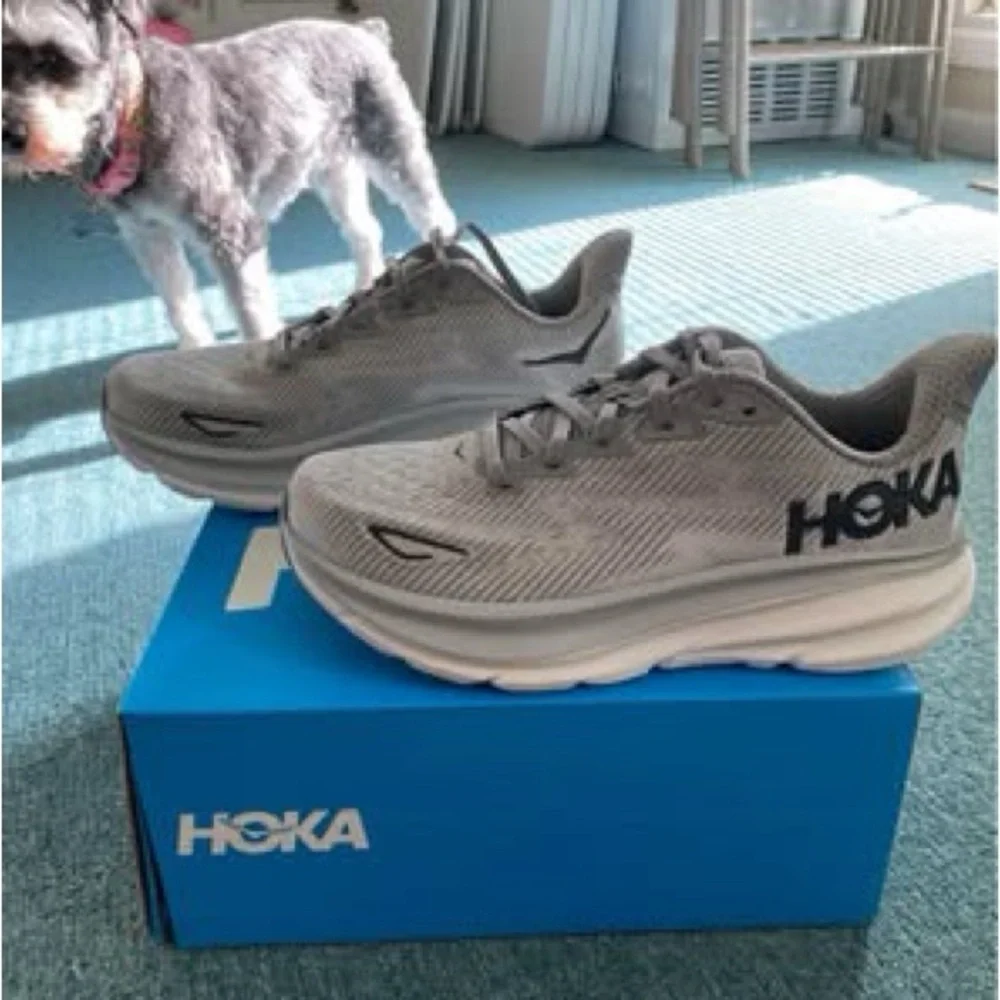 Hoka Gray Athletic Shoes - Picture 2 of 3